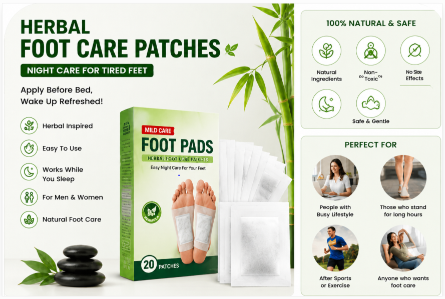 Herbal Foot Care Patches Buy 1 Get 1 Free