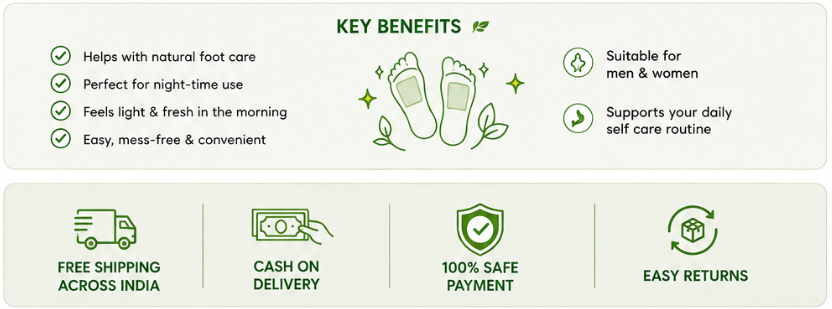 Herbal Foot Care Patches Buy 1 Get 1 Free