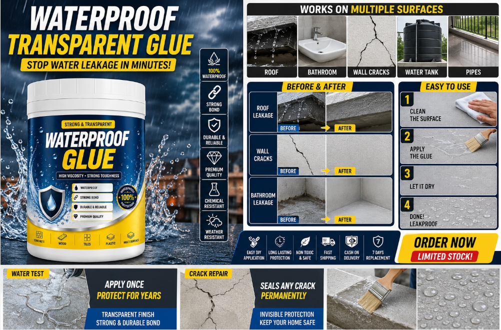 UltraSeal Waterproof Transparent Glue